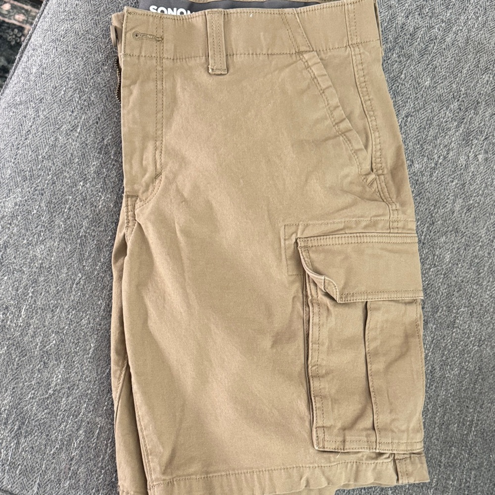 Sonoma Men's Khaki Cargo Shorts